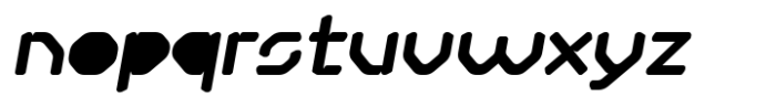 Relif Regular Fill Oblique Font LOWERCASE
