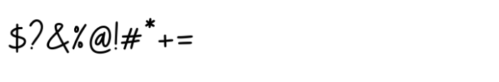 Rellyond Font OTHER CHARS