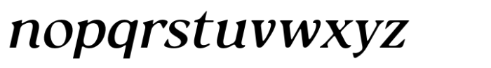 Reloka Medium Italic Font LOWERCASE