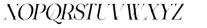 Relooyd Italic Font UPPERCASE