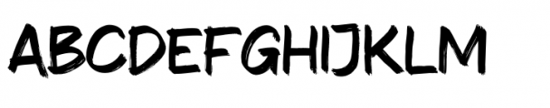 Relost Brush Regular Font LOWERCASE