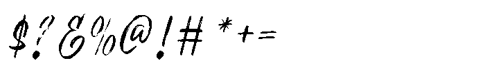 Relsika Font OTHER CHARS