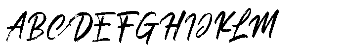 Relsika Font UPPERCASE