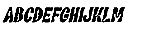 Relumie Italic Font UPPERCASE