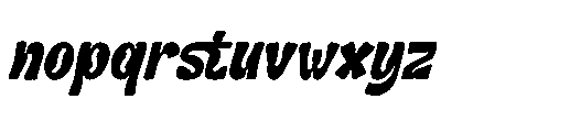 Relumie Italic Font LOWERCASE