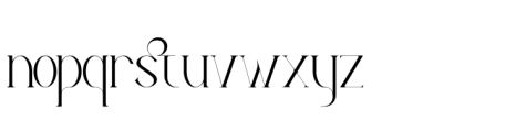 Relyagih Regular Font LOWERCASE