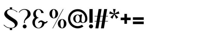 Relyct Thin Font OTHER CHARS