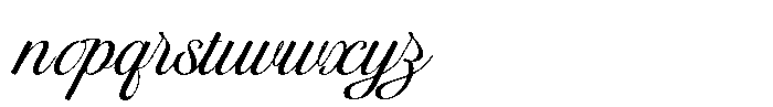 Relyna Florist Font LOWERCASE