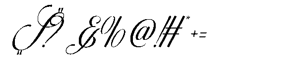 Relyna Regular Font OTHER CHARS
