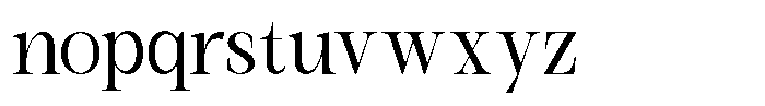 Remara Font LOWERCASE