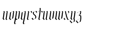 Remboland Font LOWERCASE