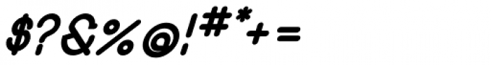 Remedia Black Italic Font OTHER CHARS