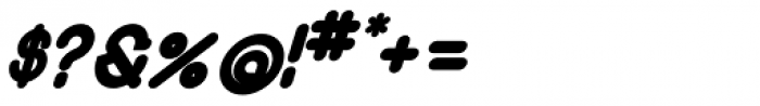 Remedia ExtraBlack Italic Font OTHER CHARS