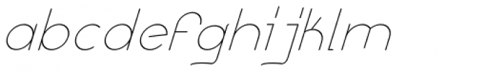 Remedia Light Italic Font LOWERCASE