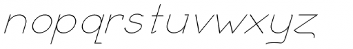 Remedia Light Italic Font LOWERCASE