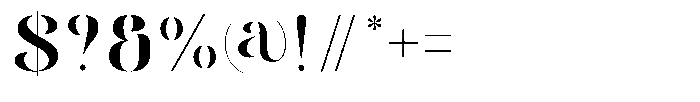 Remgole Font OTHER CHARS