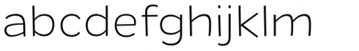 Remissis ExtraLight Font LOWERCASE