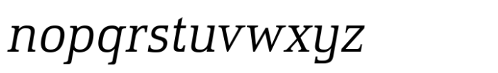 Remontoire Italic Font LOWERCASE