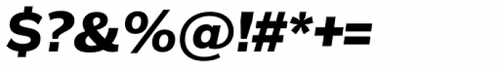 Remora Sans W4 Bold Italic Font OTHER CHARS