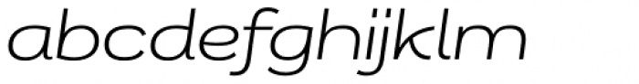 Remora Sans W5 Light Italic Font LOWERCASE