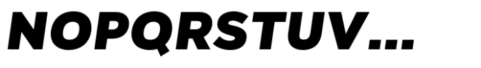 Remoto Black Italic Font UPPERCASE