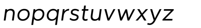 Remoto Italic Font LOWERCASE