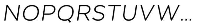 Remoto Light Italic Font UPPERCASE