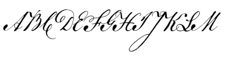 Remsen Script OTF Font UPPERCASE