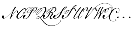 Remsen Script OTF Font UPPERCASE