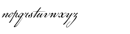 Remsen Script OTF Font LOWERCASE
