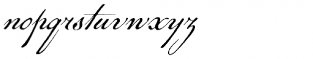 Remsen Script Font LOWERCASE