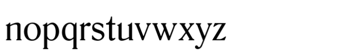 Remus Regular Font LOWERCASE