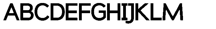 Ren Bold Font UPPERCASE