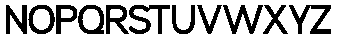 Ren Bold Font UPPERCASE