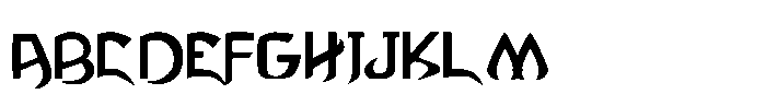 Ren Fest Font UPPERCASE