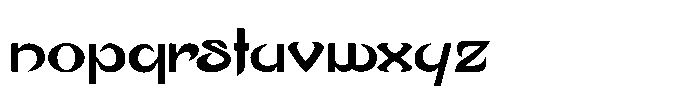 Ren Fest Font LOWERCASE