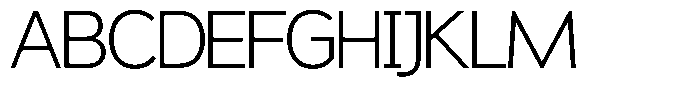 Ren Light Font UPPERCASE