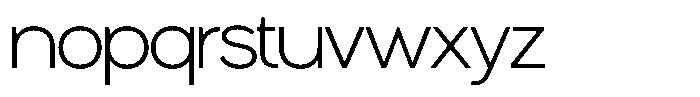 Ren Light Font LOWERCASE