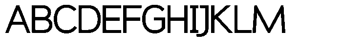 Ren Medium Font UPPERCASE