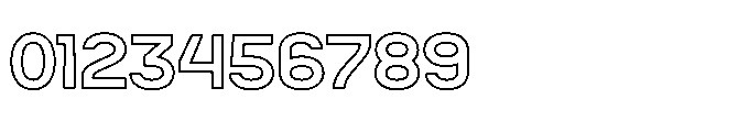 Renasfi Outline Regular Font OTHER CHARS