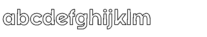 Renasfi Outline Regular FONT