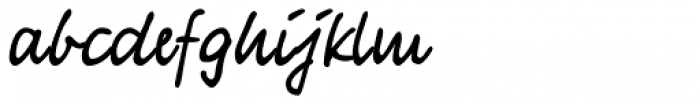 Renate Handwriting Pro Font LOWERCASE
