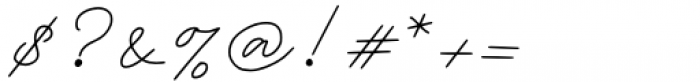 Renattosa Signature Font OTHER CHARS