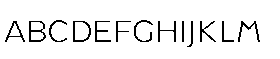 Renau Caps Light FONT