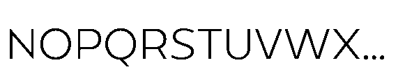Renau Caps Light Font LOWERCASE