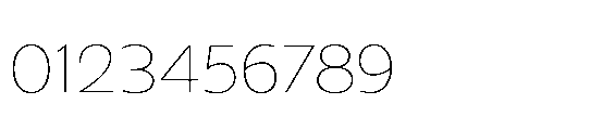 Renau Caps Thin Font OTHER CHARS