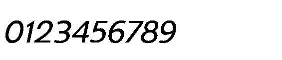 Renau Caps Variable Italic Font OTHER CHARS
