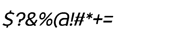 Renau Caps Variable Italic Font OTHER CHARS