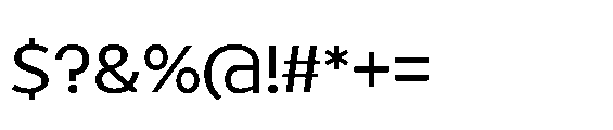 Renau Caps Variable Roman Font OTHER CHARS
