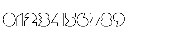 Renau Display Inline One Font OTHER CHARS